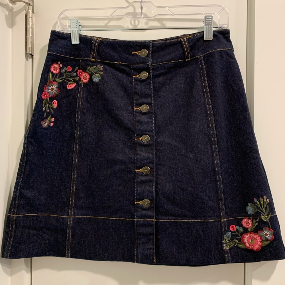 Kate Spade mini denim skirt